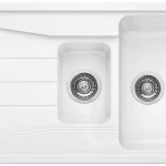 Prémium BLANCO 519855 Mosogató Sona 6 S fehér excenter nélkül Silgranit PuraDur