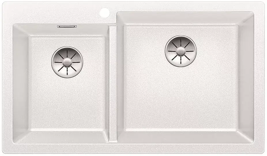 BLANCO 523061 Mosogató Pleon 9 fehér InFino excenter nélkül silgránit PuraDur Vedd meg online