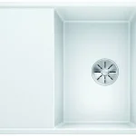 Különleges ajánlat BLANCO 523196 Mosogató Axia III 45 S-F fehér InFino excen.Silgranit PuraDur