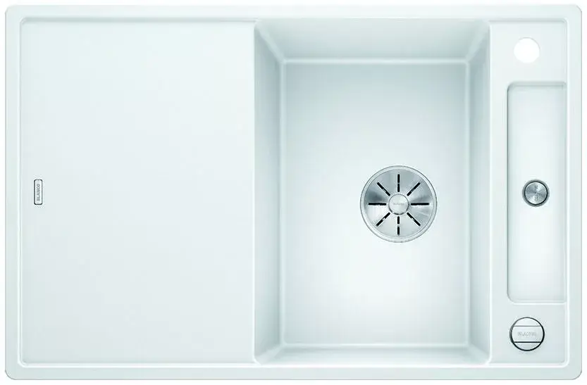 Különleges ajánlat BLANCO 523196 Mosogató Axia III 45 S-F fehér InFino excen.Silgranit PuraDur