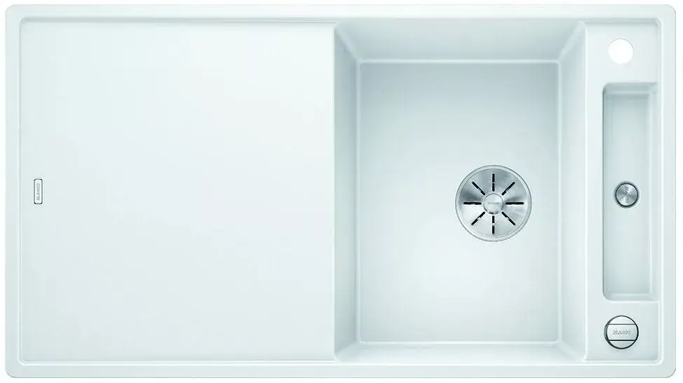BLANCO 523228 Mosogató Axia III 5 S-F fehér InFino excenterrel Silgranit PuraDur Kihagyhatatlan ajánlat