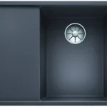 BLANCO 523484 Mosogató Axia III 6S-f szürke szikla InFino excenterrel Silgranit Expressz szállítás
