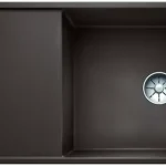 BLANCO 523531 Mosogató Axia III XL 6S-f kávé InFino excen.Silgranit PuraDur Ne maradj le
