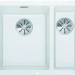 Utolsó esély BLANCO 523552 Mosogató Subline 340/160-U fehér InFino kézikönyv SilgranitPuraDur