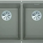 Gyors szállítás BLANCO 523581 Mosogató Subline 350/350-U tartufo InFino kézikönyv SilgranitPura