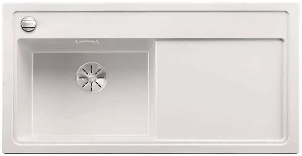 Azonnal elérhető BLANCO 524001 Mosogató Zenar XL 6S fehér InFino excenterrel silgránit PuraDur