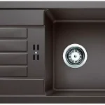 Árengedmény BLANCO 524238 Mosogató Favum XL 6 S kávé excenter nélkül Silgranit