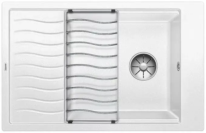 BLANCO 524848 mosogató ELON XL 6 S fehér SILGRANIT® excenter nélkül, kiegészítők Azonnali szállítás