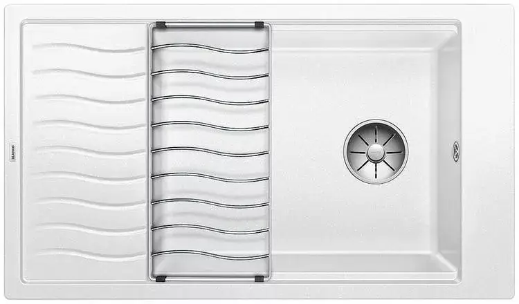 Azonnal elérhető BLANCO 524874 mosogató ELON XL 8 S fehér SILGRANIT® PuraDur®
