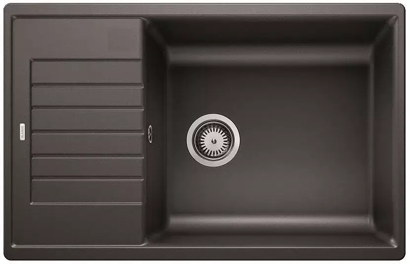 BLANCO 526019 Mosogató Zia XL 6 S Compact fekete színű, Silgranite PuraDur excen Akció