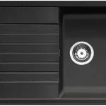 BLANCO 526016 Mosogató ZIA 5 S fekete SILGRANIT® PuraDur® excenter nélkül Azonnal elérhető