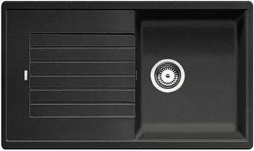 BLANCO 526016 Mosogató ZIA 5 S fekete SILGRANIT® PuraDur® excenter nélkül Azonnal elérhető