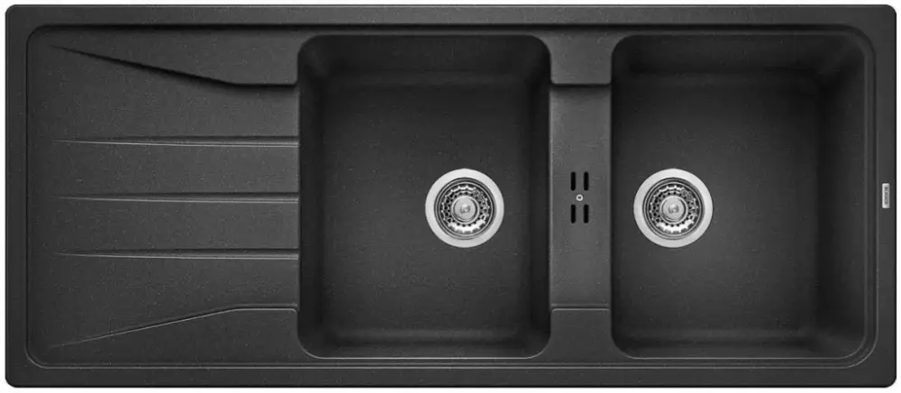 Vedd meg online BLANCO 525979 mosogató SONA 8 S fekete SILGRANIT® PuraDur® excenter nélkül