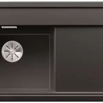 Szuper akció BLANCO 526065 mosogató ZENAR XL 6S-F fekete SILGRANIT®PuraDur® InFino excenterre