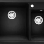 Exkluzív ajánlat BLANCO 526223 Mosogató Legra 8 fekete excentre nélkül Silgranite
