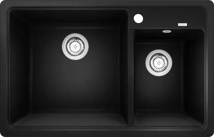 Exkluzív ajánlat BLANCO 526223 Mosogató Legra 8 fekete excentre nélkül Silgranite