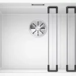 Akció BLANCO 526346 Mosogató ETAGON 500-F fehér excenter nélkül Silgranite InFino