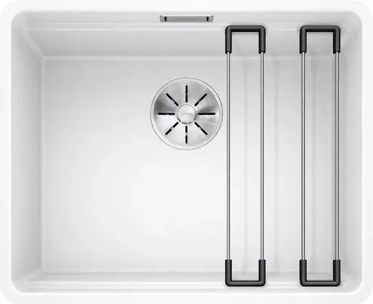 Akció BLANCO 526346 Mosogató ETAGON 500-F fehér excenter nélkül Silgranite InFino