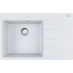 Biztonságos vásárlás FRANKE Dřez CNG 611-78 TL/2 780 x 500 bílá led odkap vpravo