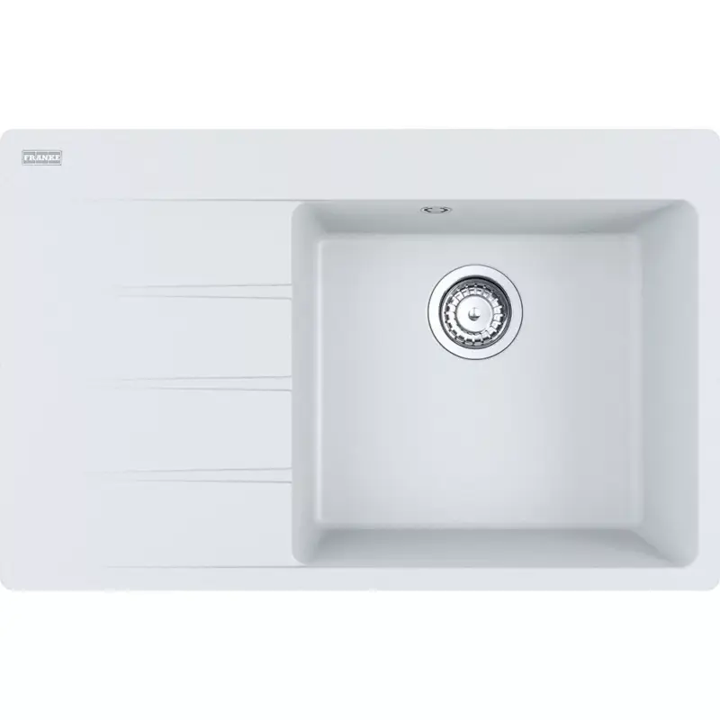 FRANKE Dřez CNG 611-78 TL/7 780 x 500 bílá led odkap vlevo Exkluzív ajánlat