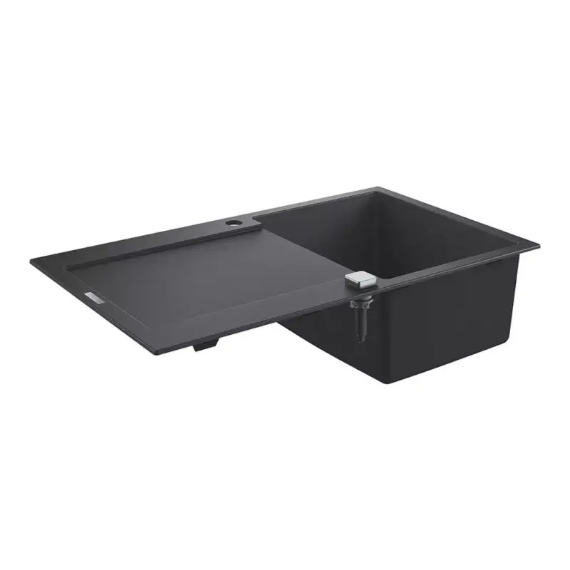 GROHE 31644AP0 Mosogató K500 50-C 860 x 500mm gránit fekete Végkiárusítás