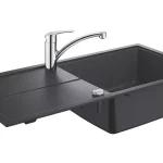 Vedd meg online GROHE 31884AP0 Set K400 gránit fekete + Via króm