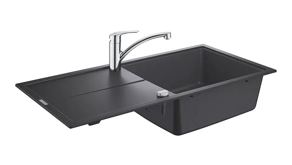 Vedd meg online GROHE 31884AP0 Set K400 gránit fekete + Via króm