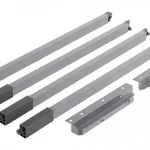 Prémium StrongBox készlet két pár H204/400mm-es szögletes gyűrűkkel, szürke szinű