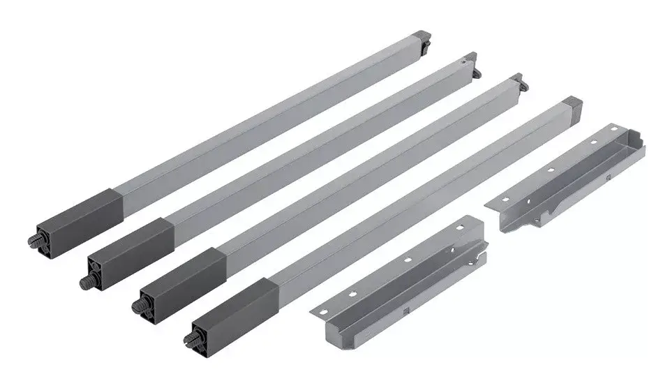 StrongBox készlet két pár H204/450mm-es szögletes gyűrűkkel, szürke szinű Akció