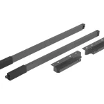 StrongBox szett négyszögletes magasító korlát H140/500mm, titan szinű Outlet