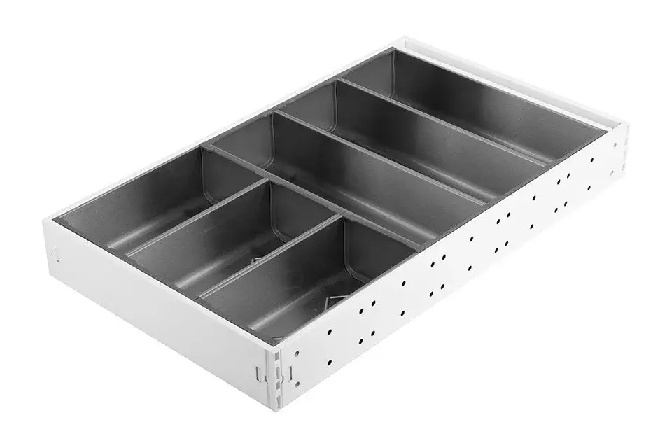 StrongMax evőeszköztartó készlet M=500, SZ=276 mm fehér, 3+2 tálakkal Szuper akció