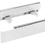 Kedvezmény StrongMax 16/18 üvegfront tartó belső fiókhoz 185 mm-es, fehér színben