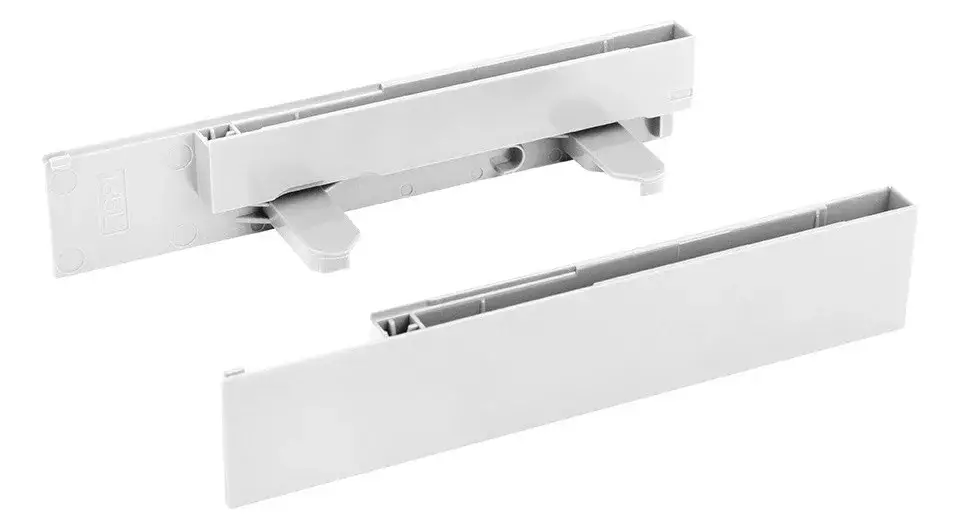 Kedvezmény StrongMax 16/18 üvegfront tartó belső fiókhoz 185 mm-es, fehér színben