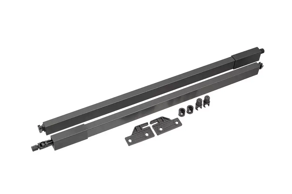 Olcsóbb StrongMax 16/18 relingszett 500 mm-es fiókhosszabbítóhoz, sötétszürke színben