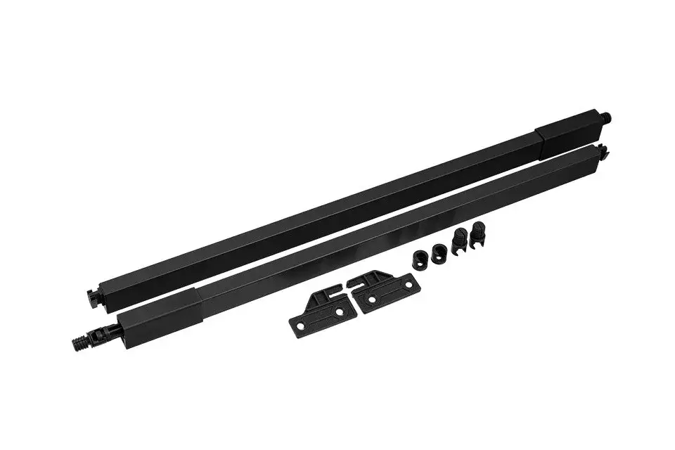 Biztonságos vásárlás StrongMax 16/18 relingszett 450 mm-es fiókhosszabbítóhoz, fekete színben