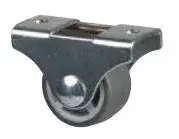 StrongCastors Kerék 25 mm, szürke, rögzített, puha futófelület Biztonságos fizetés