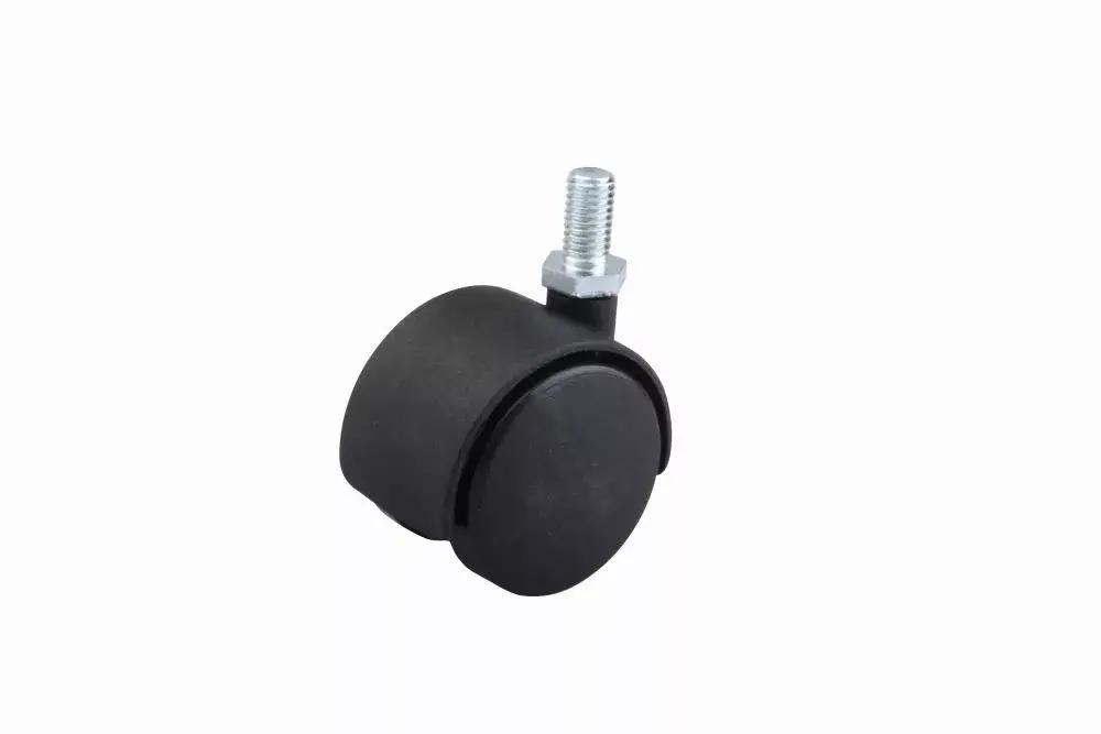 StrongCastors Kerék 40 mm csap M8 x 15 fekete Expressz szállítás