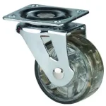 Szuper ajánlat StrongCastors Kerék TOP, 50 mm transzparens barna, fék nélkňul