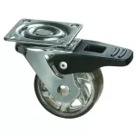 Korlátozott ajánlat StrongCastors Kerék TOP, 50 mm, transzparens sötét, fékkel