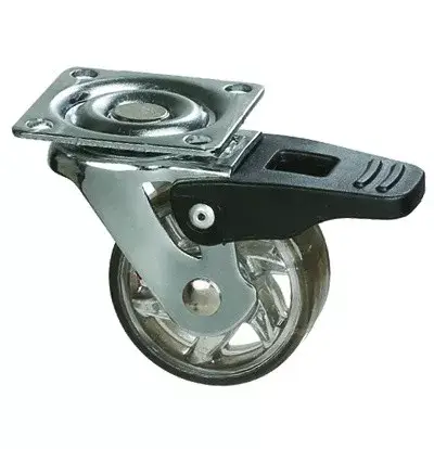 Korlátozott ajánlat StrongCastors Kerék TOP, 50 mm, transzparens sötét, fékkel