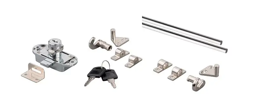 Vedd meg most K-StrongLocks háromutas zár, rudakkal 1200 mm