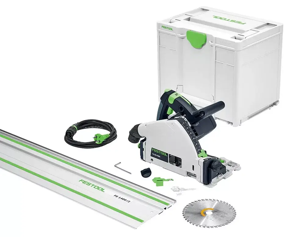 Gyors kiszállítás FESTOOL 577010 Merülőfűrész TS 55 FEBQ-Plus-FS