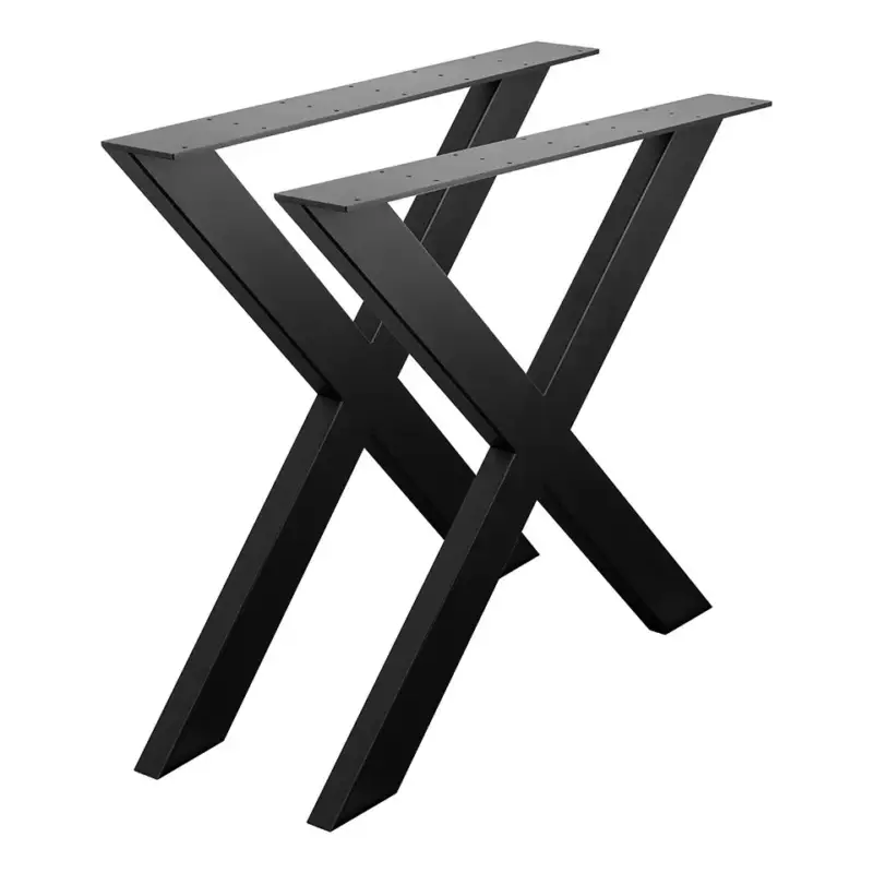 Expressz kézbesítés STRONG Asztalláb, X, 710x780, fekete