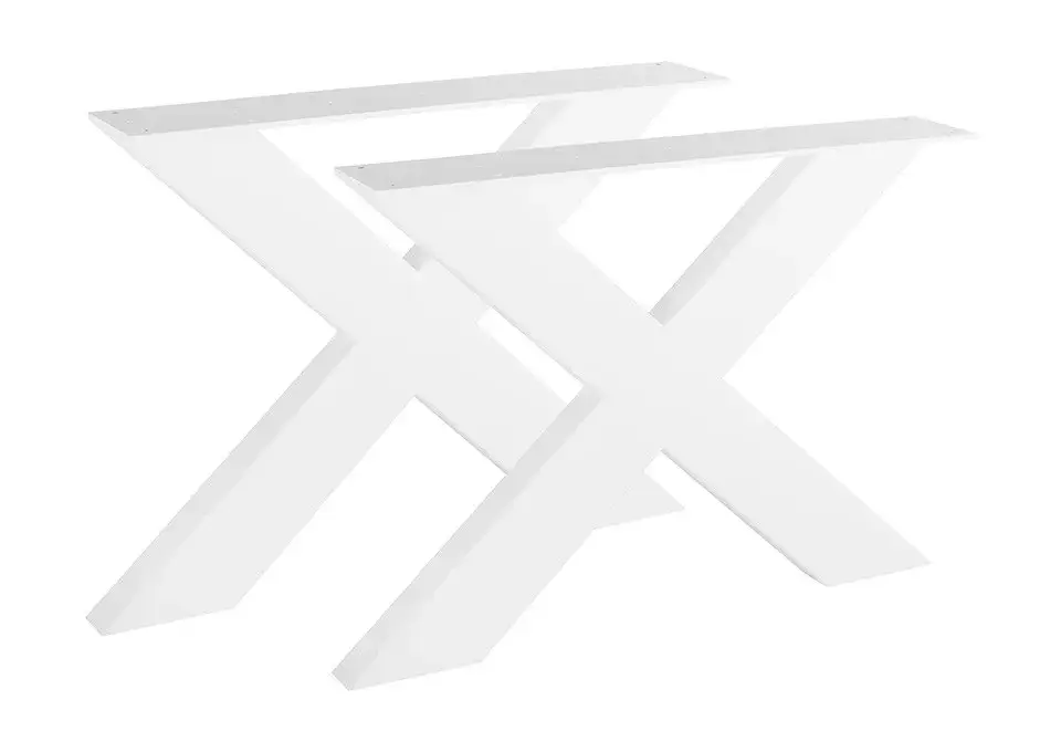Biztonságos vásárlás STRONG Asztalláb, X, 420x580, fehér