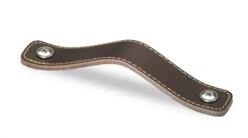 HETTICH 9071837 fogantyú Nica bőr 158/128 mm sötétbarna bőr Biztonságos fizetés
