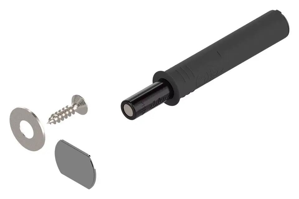 Outlet BLUM 956.1004 Rövid 50 mm akasztóhoz, mágnessel, készlet, Karbonfekete matt CS-M