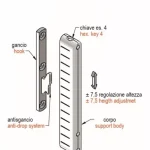 OMM-Függesztő horog A.A422.02 Outlet