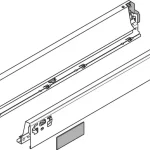 BLUM 378N5502SA oldalfal Antaro 550 szürke J+B Exkluzív ajánlat