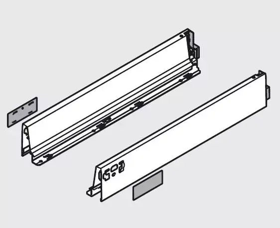 BLUM 378M6502SA oldalfal Antaro 650 szürke J+B Legjobb ár