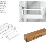 Azonnal elérhető BLUM készlet Antaro D 650 mm/65 kg, Blumotion/TOB, fehér SW